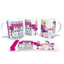 Ver imagem 1 de Caneca de Porcelana Branca Personalizada Profissões Manicure