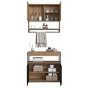Ver imagem 5 de Gabinete de Banheiro Liny 80cm e Espelheira Moscow Mel Z54 - Mpozenato