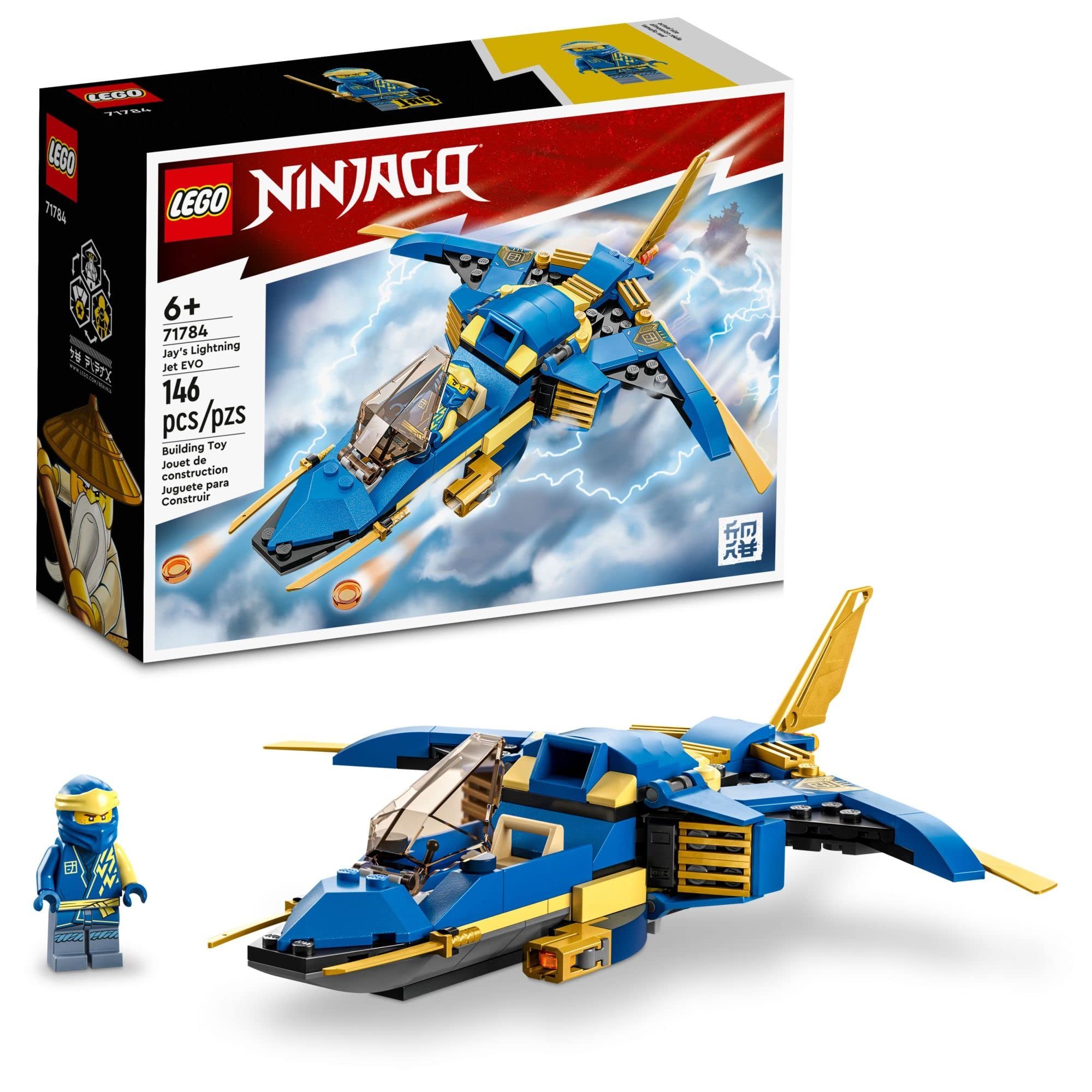 Lego Ninjago Jay’s Lightning Jet Evo de Avião Ninja - 1