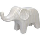 Ver imagem 1 de Adorno Decorativo Enfeite Casa Home&co Elefante Cerâmica 17x30x10cm Branco
