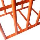 Ver imagem 4 de Gaiola de Proteção para Inflar Pneus com Segurança Estrutura Robusta Aço Especial Laranja 72cm