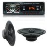 Rádio Mp3 Automotivo Bluetooth Fm Usb + Par Alto Falante Roadstar 6,5 Pol 130w Rms First Opt/roadsta - 5