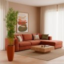 Ver imagem 7 de Árvore Bambusa Artificial 180cm com Troncos Naturais e Vaso Terracota | Formosinha