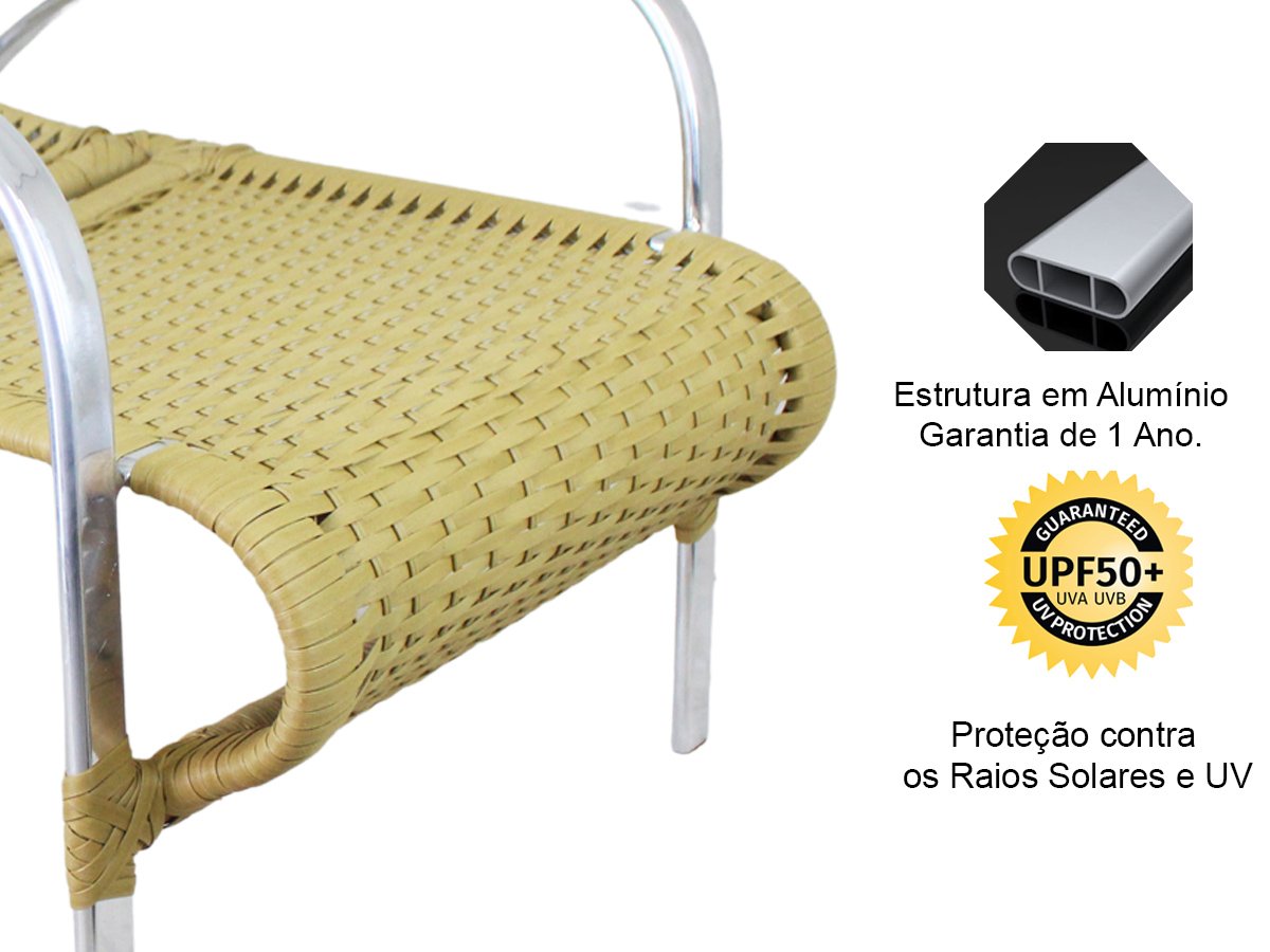 Almofadas Espreguiçadeira PERFECT GARDEN - Impermeáveis 188cm