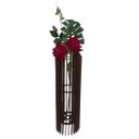 Ver imagem 1 de Vaso de Chão Decorativo Grande Mdf Penedo:preto/60x20cm