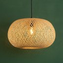 Ver imagem 1 de Pendente Fibra Natural Artesanal Boho Bambu Fib01