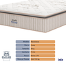 Cama Box Cinza e Colchão King Resistance Molas Lfk Sealy - 2