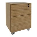 Ver mais imagens de Gaveteiro Arquivo com Chave e Rodízios Multimóveis Cr25045 Amêndoa