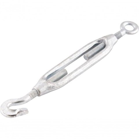 Esticador para Cabo de Aço 3/16 Gancho X Olhal Leve Galvani