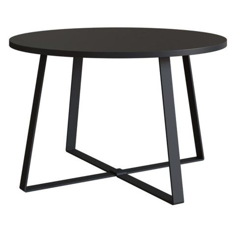 Mesa de Centro Redonda 60cm - Preta