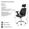 Cadeira de Escritório Presidente Giratória Office - 5