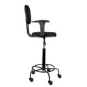 Ver imagem 4 de Cadeira Caixa Alta com Rodizios Bracos de Regulagem de Altura Atendimento Recepção Balcão Popmov Cai