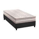 Ver imagem 1 de Cama Box Solteiro: Colchão Ortopédico Paropas D33/AG65 Confort + Base CRC Suede Gray(88x188)