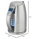 Ver imagem 7 de Cuisinart Chaleira Elétrica Programável 1,7l 1500w Aço Inox