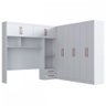 Guarda-Roupa Casal Modulado Athenas 10 Portas 4 Gavetas Branco - Doripel - 2