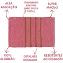 Ver imagem 3 de Jogo de Toalha Montreal 2 Banhão + 2 Rosto + 2 Tapete Piso Luxuoso 100% Algodão Crochê