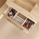 Ver imagem 5 de Conjunto para Banheiro com Espelheira e Cuba de Porcelanato 60cm Fox Yescasa Wood