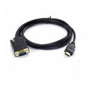 Ver imagem 1 de Cabo Adaptador Conversor Hdmi para Vga sem Áudio - 1,8 Metro (hdmi M X Vga M)