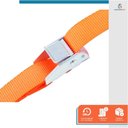 Ver imagem 6 de Kit 8 Cinta para Amarração de Carga sem Catraca 1" x 2,5m - Starfer