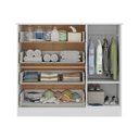 Ver imagem 5 de Cômoda Infantil 95cm 1 Porta com Vidro e 4 Gavetas Brisa Multimóveis Mp4428 Branco