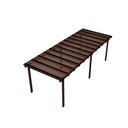 Ver imagem 1 de Kit Policarbonato Bronze 6mm 13,00m X 3,00m - Perfis Naturais