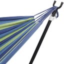 Ver imagem 3 de Rede de Descanso Dormir com Suporte Desmontável Área de Lazer Camping Importway Iwsrr-Az Azul