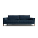 Ver imagem 2 de Sofá 4 Lugares 260cm Break Estilo Moderno Linho Pés em Madeira Maciça