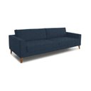 Ver imagem 4 de Sofá 4 Lugares 260cm Break Estilo Moderno Linho Pés em Madeira Maciça