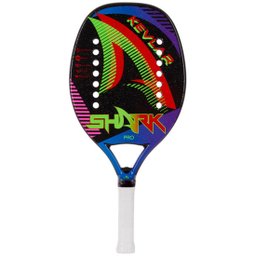 Raquete de Beach Tennis Shark Kevlar 2022 - Preto - 4