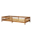 Ver imagem 4 de Cama Montessori Reforçada Infantil 90x190cm Madeira com Estrado Cor Mel Dudy Idimex