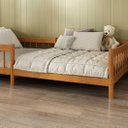 Ver mais imagens de Cama Montessori Reforçada Infantil 90x190cm Madeira com Estrado Cor Mel Dudy Idimex