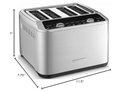 Ver imagem 5 de Cuisinart Torradeira 4 Fatias Motorizada Digital Preta