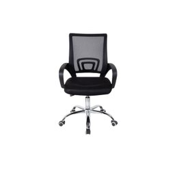Cadeira de Escritório Trevalla Tl-cde-26-1 Ergonômica Preta com Estofado de Malha - 3