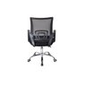 Cadeira de Escritório Trevalla Tl-cde-26-1 Ergonômica Preta com Estofado de Malha - 2
