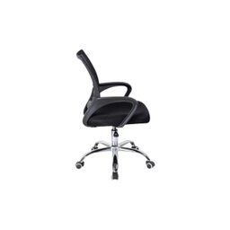 Cadeira de Escritório Trevalla Tl-cde-26-1 Ergonômica Preta com Estofado de Malha - 4