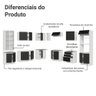 Armário de Cozinha Completa 549cm Branco/preto Glamy Madesa 01 - 5