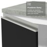 Armário de Cozinha Completa 549cm Branco/preto Glamy Madesa 01 - 7