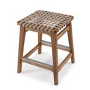 Ver imagem 1 de Banqueta Amores Baixa Corda Nude Base Pinhão 45cm - 69560