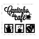 Ver imagem 3 de Painel Decorativo Cantinho Do Café Com Quadros Mdf Aplique