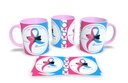 Ver imagem 1 de Canecas Rosa de Porcelana Personalizadas Outubro Rosa