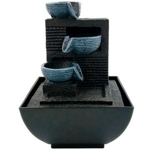 Fonte Decorativa Cascata 01 Led Branca Bivolt 13x18 Cm