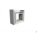 Ver imagem 1 de Kit de 3 Nichos Decorativos na Cor Branco