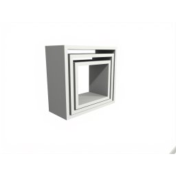 Kit de 3 Nichos Decorativos na Cor Branco - 1
