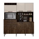 Ver imagem 2 de Kit Cozinha Compacta 7 Portas 2 Gavetas Imbuia/Off White
