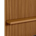 Ver imagem 4 de Conjunto Painel Ripado Marisa com 1 Nicho com Tampo Engrossado e 1 Prateleira Nature e Off White 140