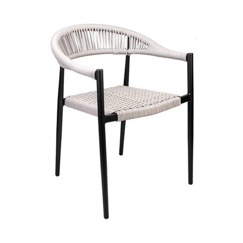 Cadeira para Jardim Alumínio e Corda Náutica Trancoso