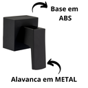 Ver imagem 6 de Acabamento Alavanca Diagonal P/ Registro Deca Preto Fosco