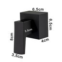 Ver imagem 5 de Acabamento Alavanca Diagonal P/ Registro Deca Preto Fosco