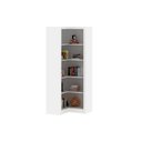 Ver imagem 3 de Estante de Livros Me4132 de Canto C/ 4 Prateleiras Preto - Tecno Mobili