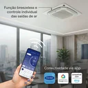 Ver imagem 4 de Ar Condicionado Cassete Carrier 4 Via Inverter Wi-Fi 18.000 Btu Frio 220V R-32 40KVQF18C5